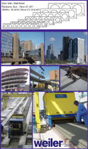 Extruder Concrete Products for hollow core floors, hollowcore walls, prefabricated concrete warehouses.