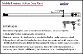 Batch Mobile Hollow Core Plant
